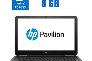 Ультрабук HP Pavilion 15-bk152nr / 15.6' (1920x1080) IPS Touch / Intel Core i5-7200U (2 (4) ядра по 2.5 - 3.1 GHz) /...