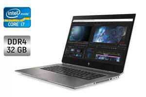 Ультрабук HP ZBook Studio G5 / 15.6' (1920x1080) IPS / Intel Core i7-9750H (6 (12) ядер по 2.6 - 4.5 GHz) / 32 GB DDR...