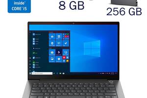 Ультрабук Lenovo ThinkBook 14 G2 / 14' (1920x1080) IPS / Intel Core i5-1135G7 (4 (8) ядра по 2.4 - 4.2 GHz) / 8 GB DD...