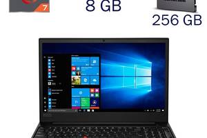 Ультрабук Lenovo Thinkpad E585 / 15.6' (1920x1080) IPS / AMD Ryzen 7 2700U (4 (8) ядра по 2.2 - 3.8 GHz) / 8 GB DDR4...