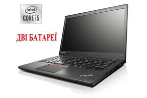 Ультрабук Lenovo Thinkpad T450s / 14'' (1920x1080) IPS Touch / Intel Core i7-5600U (2 (4) ядра по 2.6 - 3.2 GHz) / 8...