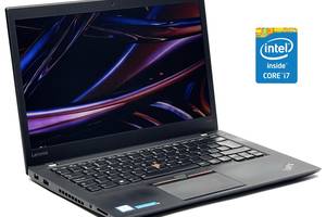 Ультрабук Lenovo ThinkPad T460s / 14' (2560x1440) IPS / Intel Core i7-6600U (2 (4) ядра по 2.6 - 3.4 GHz) / 8 GB DDR4...