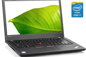 Ультрабук Lenovo ThinkPad T470 / 14' (1920x1080) IPS / Intel Core i7-7600U (2 (4) ядра по 2.8 - 3.9 GHz) / 16 GB DDR4...