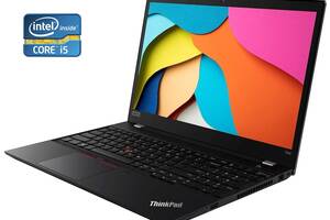 Ультрабук Lenovo ThinkPad T590 / 15.6' (1920x1080) IPS / Intel Core i5-8265U (4 (8) ядра по 1.6 - 3.9 GHz) / 8 GB DDR...