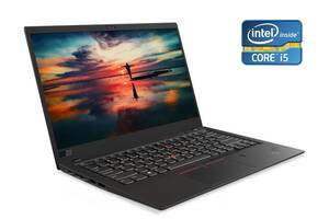 Ультрабук Lenovo ThinkPad X1 Carbon / 14' (1920x1080) IPS / Intel Core i5-8350U (4 (8) ядра по 1.7 - 3.6 GHz) / 8 GB...