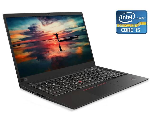 Ультрабук Lenovo ThinkPad X1 Carbon / 14' (1920x1080) IPS / Intel Core i5-8350U (4 (8) ядра по 1.7 - 3.6 GHz) / 8 GB...