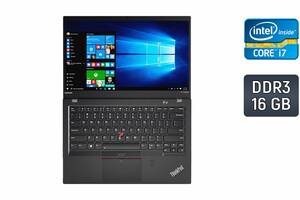 Ультрабук Lenovo ThinkPad x1 Carbon 5th / 14' (1920x1080) IPS / Intel Core i7-7500U (2 (4) ядра по 2.7 - 3.5 GHz) / 1...