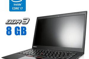 Ультрабук Lenovo Thinkpad X1 Carbon G3 / 14' (1920x1080) IPS / Intel Core i7-5600U (2 (4) ядра по 2.6 - 3.2 GHz) / 8...