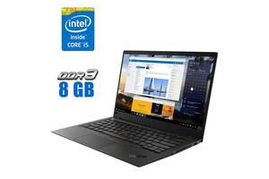 Ультрабук Lenovo ThinkPad X1 Carbon G4 / 14' (1920x1080) IPS / Intel Core i5-6300U (2 (4) ядра по 2.4 - 3.0 GHz) / 8...