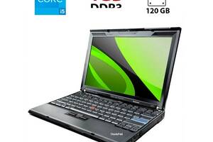 Ультрабук Lenovo ThinkPad X201 / 12.5' (1280х800) TN / Intel Core i5-560M (2 (4) ядра по 2.66 - 3.2 GHz) / 4 GB DDR3...