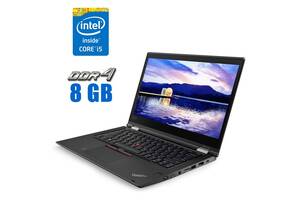 Ультрабук Lenovo ThinkPad X380 Yoga / 13.3' (1920x1080) IPS Touch / Intel Core i5-8250U (4 (8) ядра по 1.6 - 3.4 GHz)...