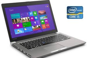 Ультрабук Toshiba Tecra Z40 / 14' (1920x1080) IPS / Intel Core i5-5300U (2 (4) ядра по 2.3 - 2.9 GHz) / 8 GB DDR3 / 2...