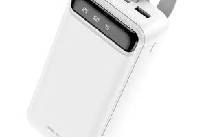 УМБ 30000mAh Power Bank BOROFONE BJ14B White + фонарь