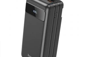 УМБ портативное зарядное Power Bank HOCO Electric J86B 60000mAh 4USB, Lightning, Type-C, QC, 5A, Black