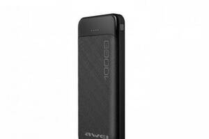 УМБ повербанк 10000mAh Power Bank Awei P37K Black N