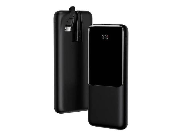 УМБ повербанк Power Bank BASEUS Elf PPJL010001 10000mAh 22.5W QC, со встроенными Lightning и Type-C