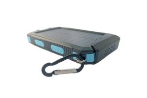 УМБ Power Bank Solar 20000mAh повербанк с солнечной панелью и фонариком Black (11227-hbr)