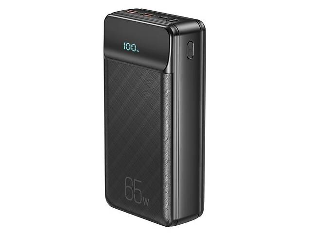 Универсальная батарея XO PR201 30000 mAh QC22.5W/PD65W/Digital Display Черный