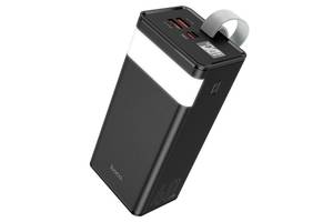 Универсальная мобильная батарея Hoco J86 Powermaster 40000mAh LED PD 20W / USB QC22.5W /Type-C to Micro 3A Black