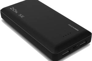 Универсальная мобильная батарея RealPower PB-20k SE Powerbank 20000mAh Black (PB-20k)