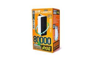 Универсальная мобильная батарея Remax 80000mAh Black and White (1259615310)