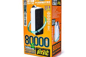 Универсальная мобильная батарея Remax 80000mAh Black and White (1259615310)