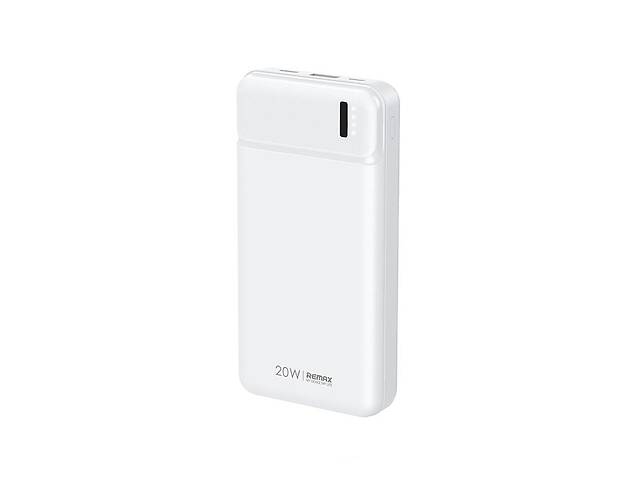 Универсальная мобильная батарея Remax RPP-288 Pure 20000mAh White (6954851241621)