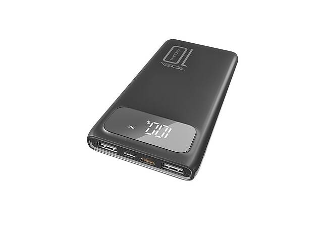 Универсальная мобильная батарея Ridea RP-D10L Phoenix10 10W LED 10000mAh 2USB/Type-C/Micro 2A Black