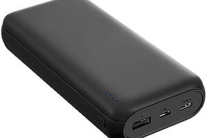 Универсальная мобильная батарея (УМБ) повербанк Power Bank Dexim DX382 PD DCA0050 20000 mAh черная (DX382_1161)