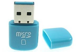 USB 2.0 MicroSD кардридер разноцвет #100226