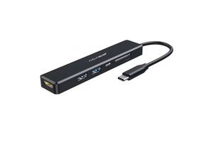 USB hub Acasis CM069 с разъемом Type-C и поддержкой быстрой зарядки 60W Черный