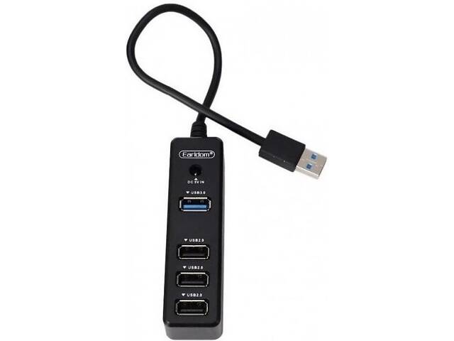 USB HUB Earldom ET-HUB07 Black (Код товара:25132)