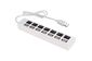 USB HUB HI-SPEED USB 2.0 7 портів з кнопками включення White (Код товару:25130)