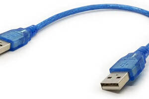 USB кабель AM/AM шнур usb 0,3 м силикон