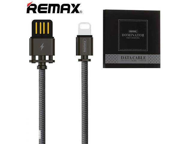 USB кабель Remax Dominator RC-064i Lightning черный