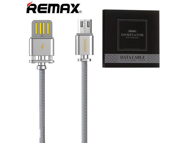 USB кабель Remax Dominator RC-064m micro USB серебристый