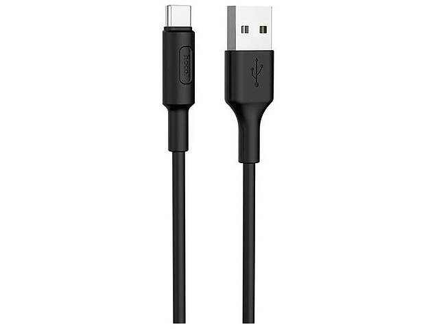 Кабель Hoco X25 Soarer USB to Type-C 2A 1m Black (Код товара:14139)