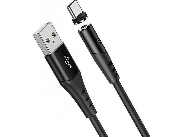 USB кабель Type-C HOCO-X60 magnetic Black (Код товара:17765)