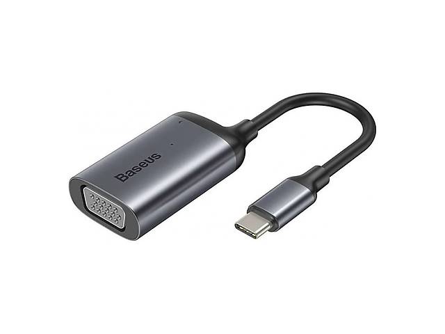 USB-хаб Baseus Enjoyment Series Type-C to VGA+PD HUB Convertor CAHUB-O0G Серый