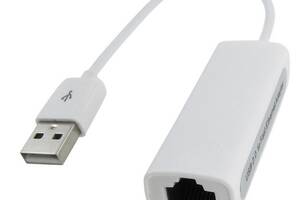 USB LAN rj45 адаптер сетевая карта белая