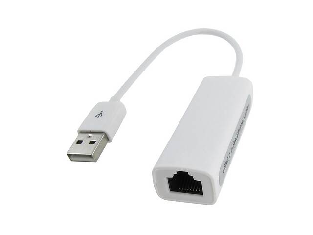 USB LAN rj45 адаптер сетевая карта белая