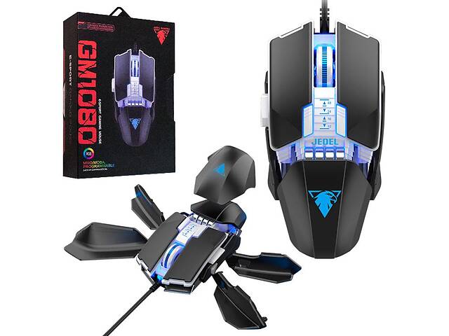 USB Мышь Jedel GM1080 игровая с подсветкой модульная