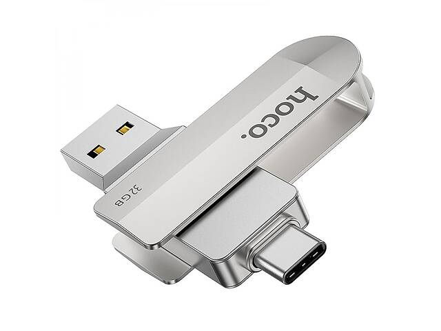 USB-накопитель Hoco UD10 Type-C 32Gb USB Flash Drive 3.0 32 Гб Steel