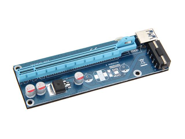 USB Riser райзер rizer x1-x16 molex 60см #100405-1