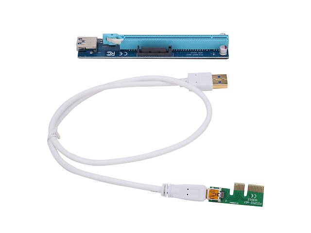 USB Riser райзер rizer x1-x16 SATA угол 60см #100433