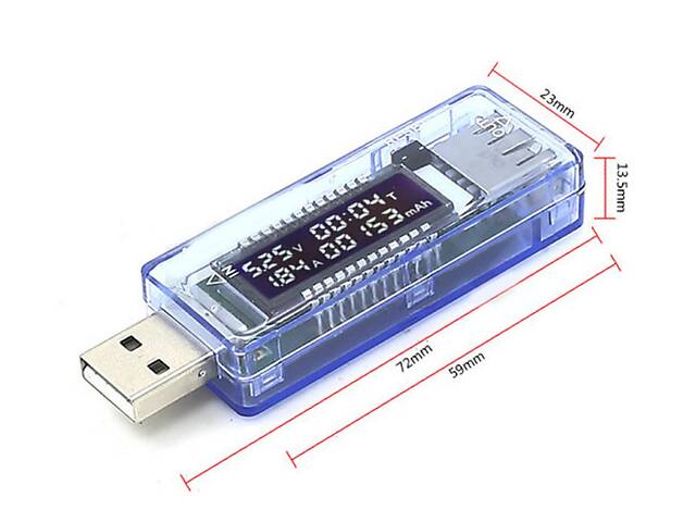 USB тестер заряда амперметр вольтметр #100358