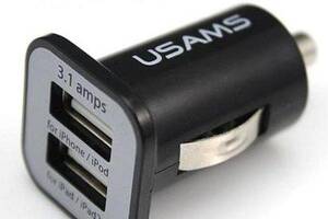 USB зарядка в авто прикуриватель 2,1А #100266