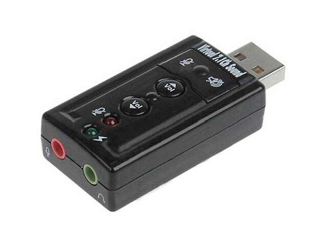 USB звуковая карта адаптер аудио 7.1