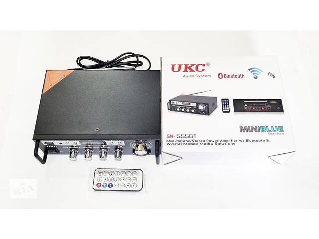 Усилитель UKC SN-555 BT – USB, SD-карта, MP3