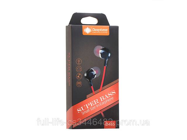 Вакуумні навушники Deepbass D-155